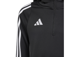 ADIDAS TIRO24 TR HOOD JR. - BLACK/WHITE
