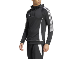 ADIDAS TIRO24 TR HOOD - BLACK/WHITE