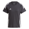 ADIDAS TIRO24 SW TEE W - BLACK/WHITE