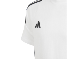 ADIDAS TIRO24 SW TEE JR. - WHITE/BLACK