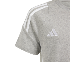 ADIDAS TIRO24 SW TEE JR. - MGREYH/WHITE