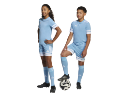 ADIDAS SQUADRA25 SHORTS JR. - TEAM LIGHT BLUE/WHITE