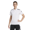 ADIDAS SQUADRA25 COTTON POLO - WHITE/BLACK