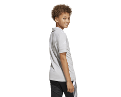 ADIDAS SQUADRA25 COTTON POLO JR. - TEAM LIGHT GREY/WHITE