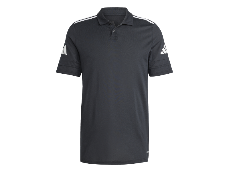 ADIDAS SQUADRA25 COTTON POLO - BLACK/WHITE