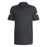 ADIDAS SQUADRA25 COTTON POLO - BLACK/WHITE