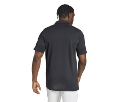 ADIDAS SQUADRA25 COTTON POLO - BLACK/WHITE