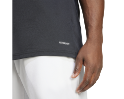 ADIDAS SQUADRA25 COTTON POLO - BLACK/WHITE