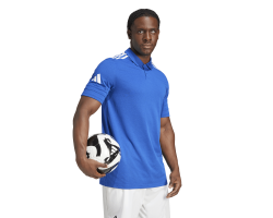 ADIDAS SQUADRA25 COTTON POLO - TEAM ROYAL BLUE/WHITE