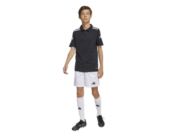 ADIDAS SQUADRA25 COTTON POLO JR. - BLACK/WHITE