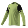 ADIDAS SQUADRA25 GOALKEEPER JERSEY LONG SLEEVE JR. - PULSE LIME/BLACK