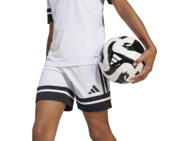 ADIDAS SQUADRA25 SHORTS JR. - WHITE/BLACK