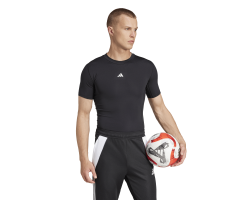ADIDAS TECHFIT SHORT SLEEVE TEE MEN - BLACK