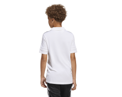 ADIDAS SQUADRA25 COTTON POLO JR. - WHITE/BLACK