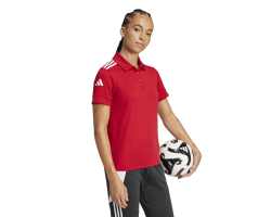 ADIDAS SQUADRA25 COTTON POLO - TEAM POWER RED/WHITE