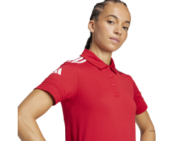 ADIDAS SQUADRA25 COTTON POLO - TEAM POWER RED/WHITE