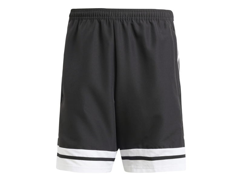 ADIDAS SQUADRA25 DOWNTIME WOVEN SHORT - BLACK/WHITE