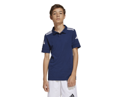 ADIDAS SQUADRA25 COTTON POLO JR. - TEAM NAVY BLUE 2/WHITE