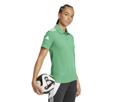 ADIDAS SQUADRA25 COTTON POLO - TEAM GREEN/WHITE