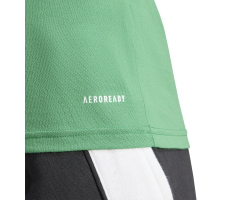 ADIDAS SQUADRA25 COTTON POLO - TEAM GREEN/WHITE