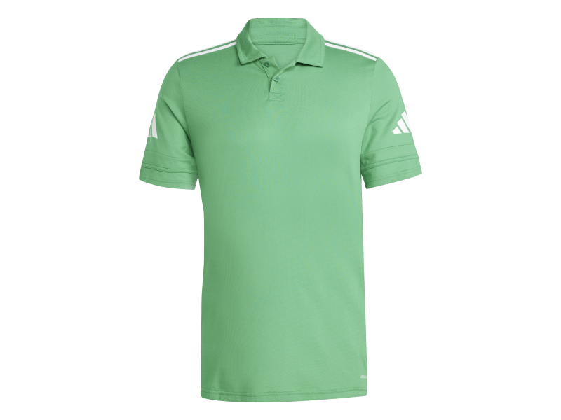 ADIDAS SQUADRA25 COTTON POLO - TEAM GREEN/WHITE