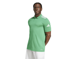ADIDAS SQUADRA25 COTTON POLO - TEAM GREEN/WHITE