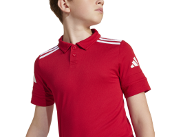 ADIDAS SQUADRA25 COTTON POLO JR. - TEAM POWER RED/WHITE