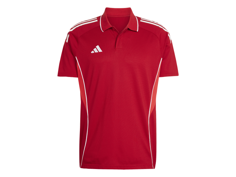 ADIDAS TIRO25 COMPETITION POLO - TEAM POWER RED 2/PURE RUBY