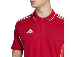ADIDAS TIRO25 COMPETITION POLO - TEAM POWER RED 2/PURE RUBY