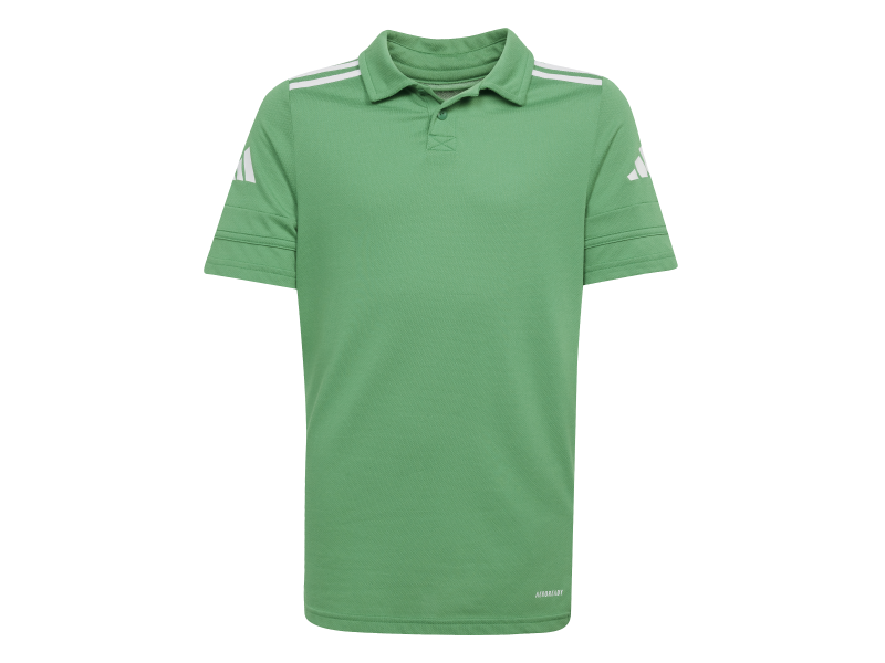 ADIDAS SQUADRA25 COTTON POLO JR. - TEAM GREEN/WHITE