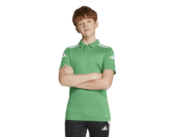 ADIDAS SQUADRA25 COTTON POLO JR. - TEAM GREEN/WHITE
