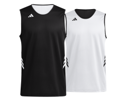 ADIDAS 3G SPEED REV. BASKETBALL AEROREADY JERSEYS - BLACK/WHITE