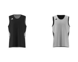 ADIDAS 3G SPEED REV. BASKETBALL AEROREADY JERSEYS - BLACK/WHITE