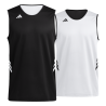 ADIDAS 3G SPEED REV. BASKETBALL AEROREADY JERSEYS - BLACK/WHITE