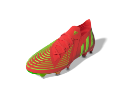 ADIDAS SCARPA PREDATOR EDGE.1 L S - SOLAR RED