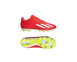 ADIDAS SCARPE X CRAZYFAST CLUB FxG JR. -  SOLRED/FTWWHT