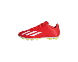 ADIDAS SCARPE X CRAZYFAST CLUB FxG JR. -  SOLRED/FTWWHT