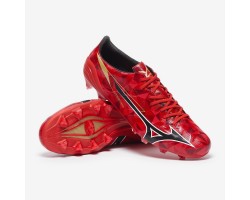 MIZUNO SCARPA MIZUNO ALPHA II ELITE FG - RED/BLACK
