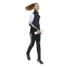 ADIDAS SQUADRA25 TRAINING JACKET JR. - BLACK/WHITE