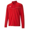 PUMA GIACCA TEAMRISE POLY JR - RED/WHITE
