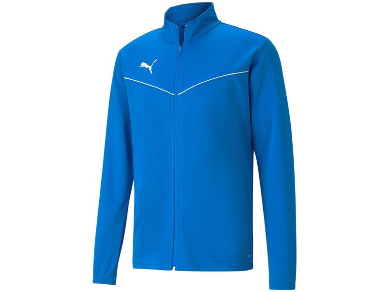 PUMA GIACCA TEAMRISE TRAINING POLY - ELECTRIC BLUE LEMONADE