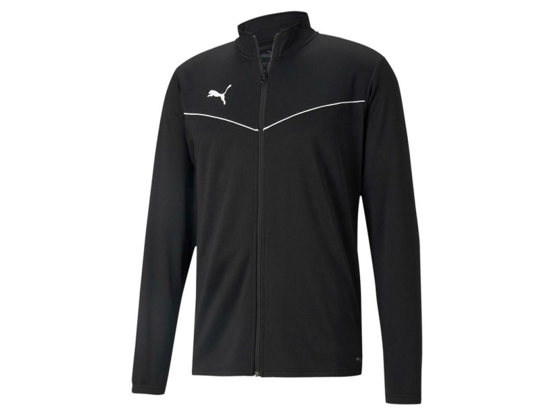 PUMA GIACCA TEAMRISE TRAINING POLY - BLACK/ WHITE
