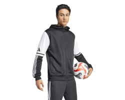 ADIDAS SQUADRA25 HOODY - BLACK/WHITE