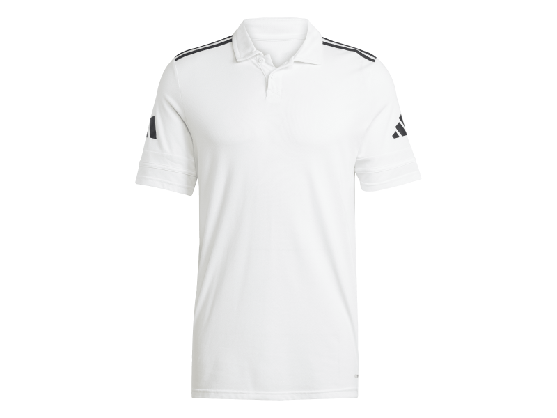 ADIDAS SQUADRA25 COTTON POLO - WHITE/BLACK