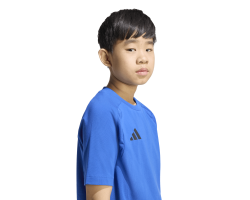 ADIDAS TIRO TRAVEL TEE JR. - ROYBLU/BLACK