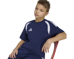 ADIDAS TIRO26 LEAGUE SW TEE JR. - TENABL/WHITE