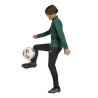 ADIDAS ENTRADA 26 TR TOP JR. - DRKGRN/WHITE
