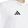 ADIDAS ENTRADA 26 TEE - WHITE/BLACK