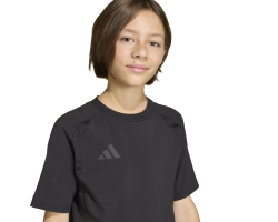 ADIDAS TIRO TRAVEL TEE JR. - BLACK