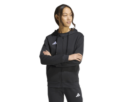 ADIDAS ENTRADA 26 FZ HOOD W. - BLACK/WHITE